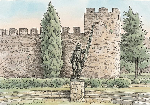 Estátua de D. Álvaro de Abranches da Câmara 1